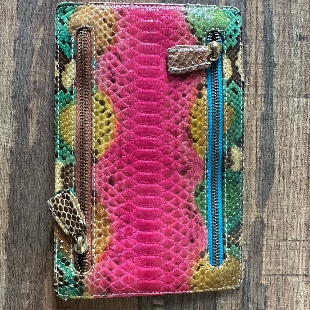 Crocodile Leather colorful Pouch/Clutch